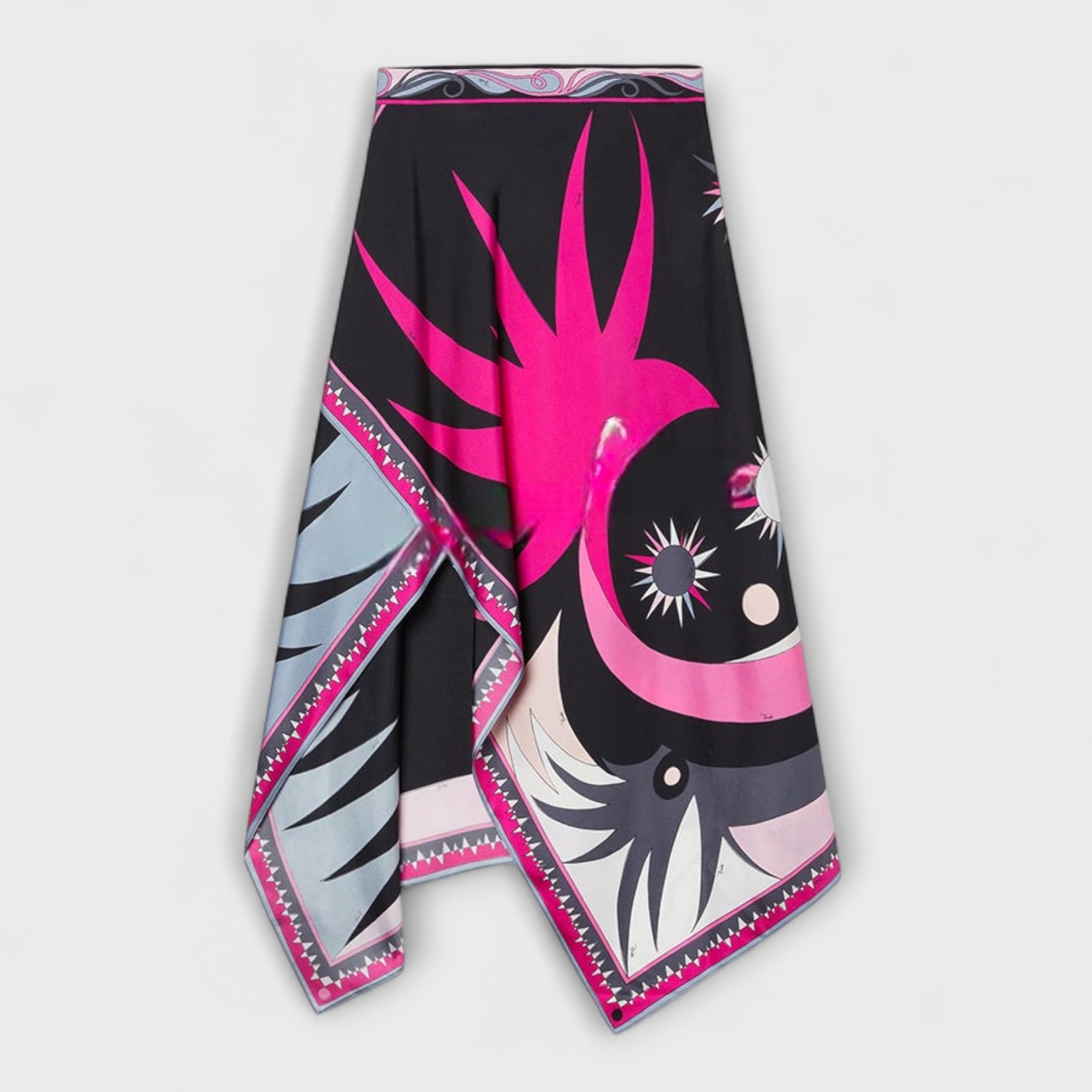 Everly ™ | Sada z topu s náprsenkou a asymetrickej midi sukne