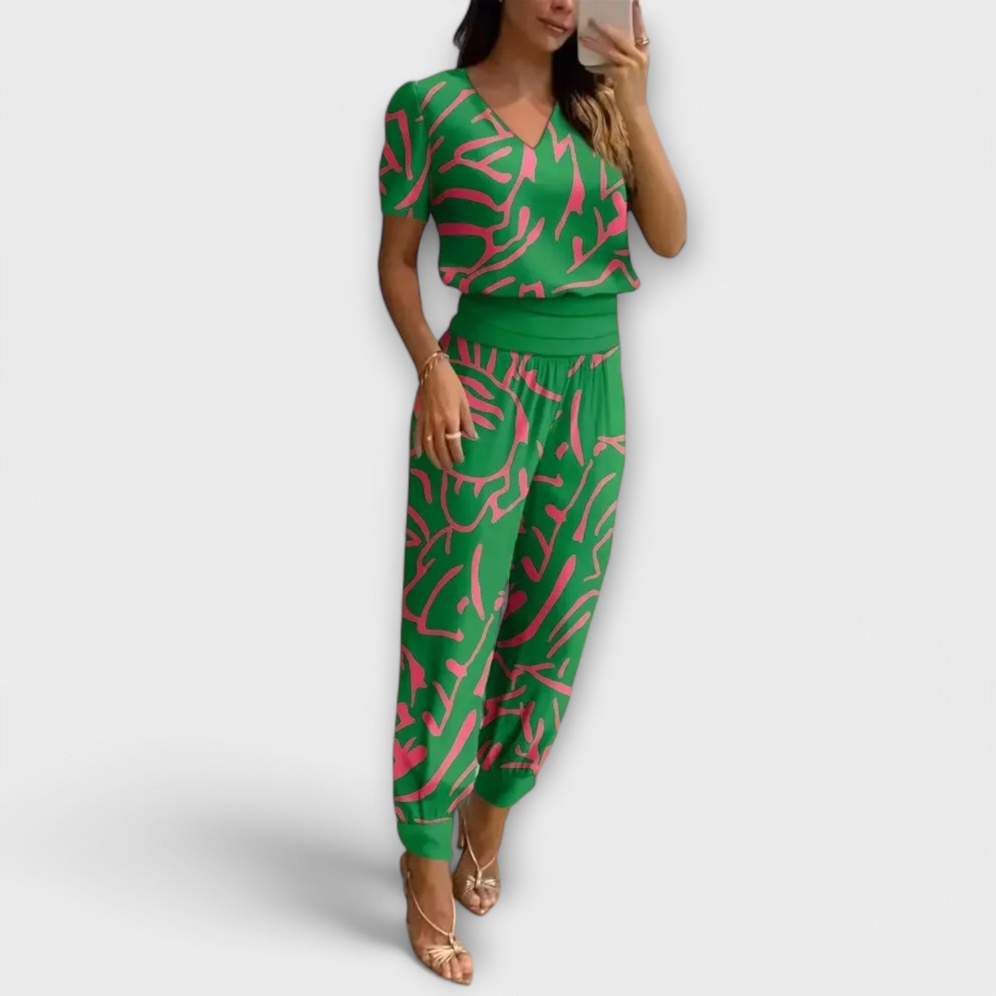 Irmelin ™ | Elegantný set s vrchným dielom a nohavicami