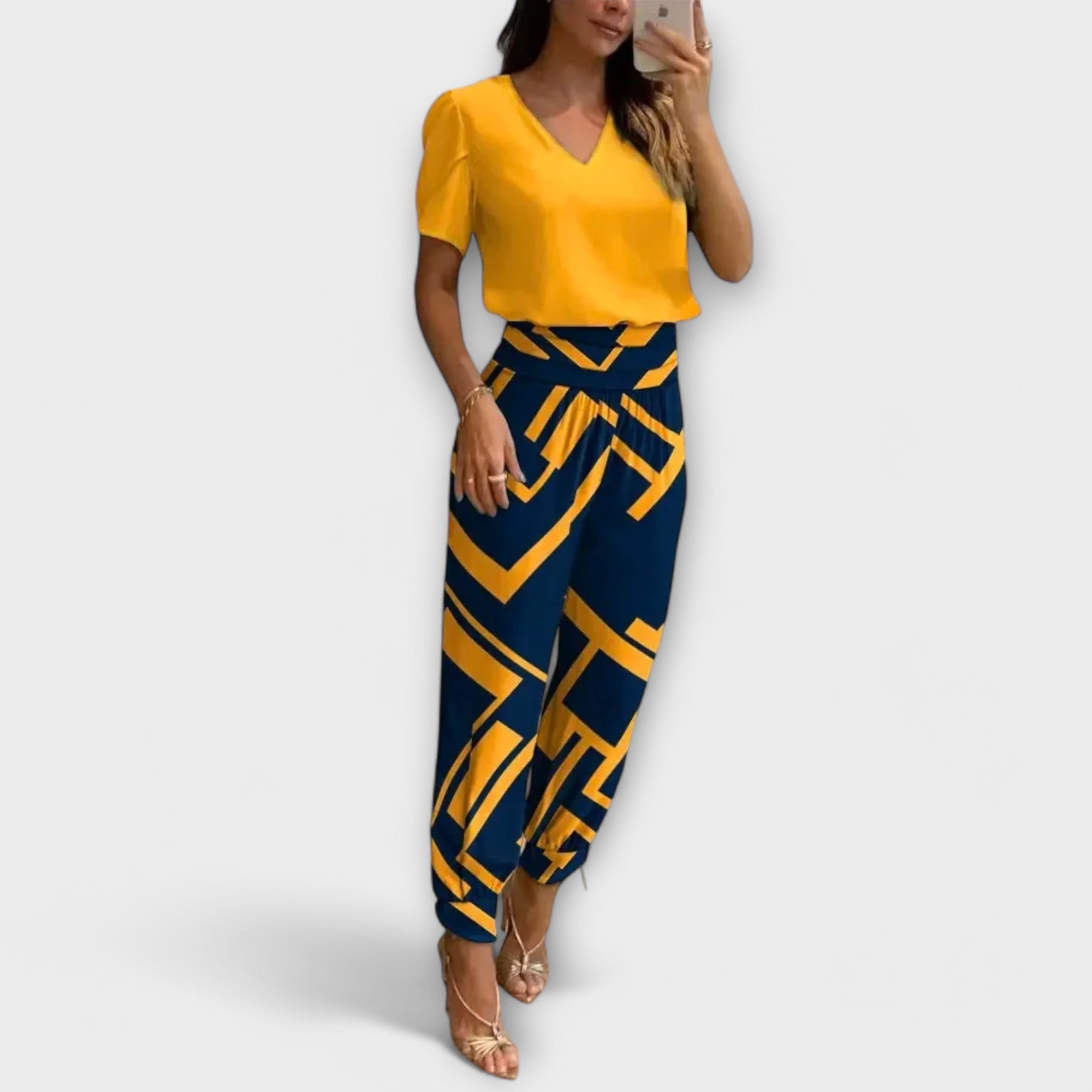 Irmelin ™ | Elegantný set s vrchným dielom a nohavicami