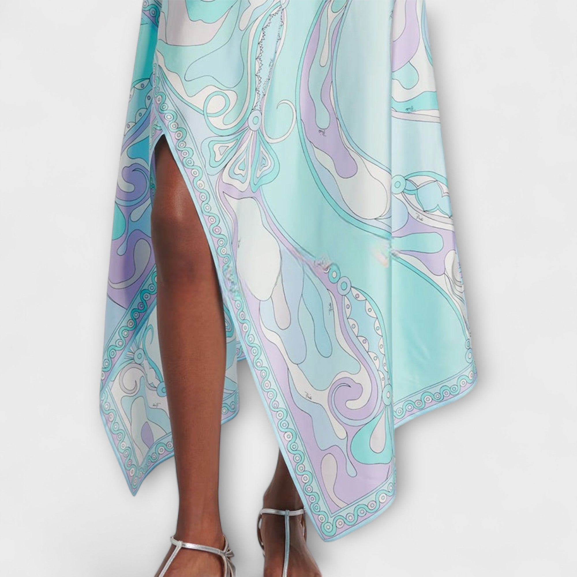 Everly ™ | Sada z topu s náprsenkou a asymetrickej midi sukne