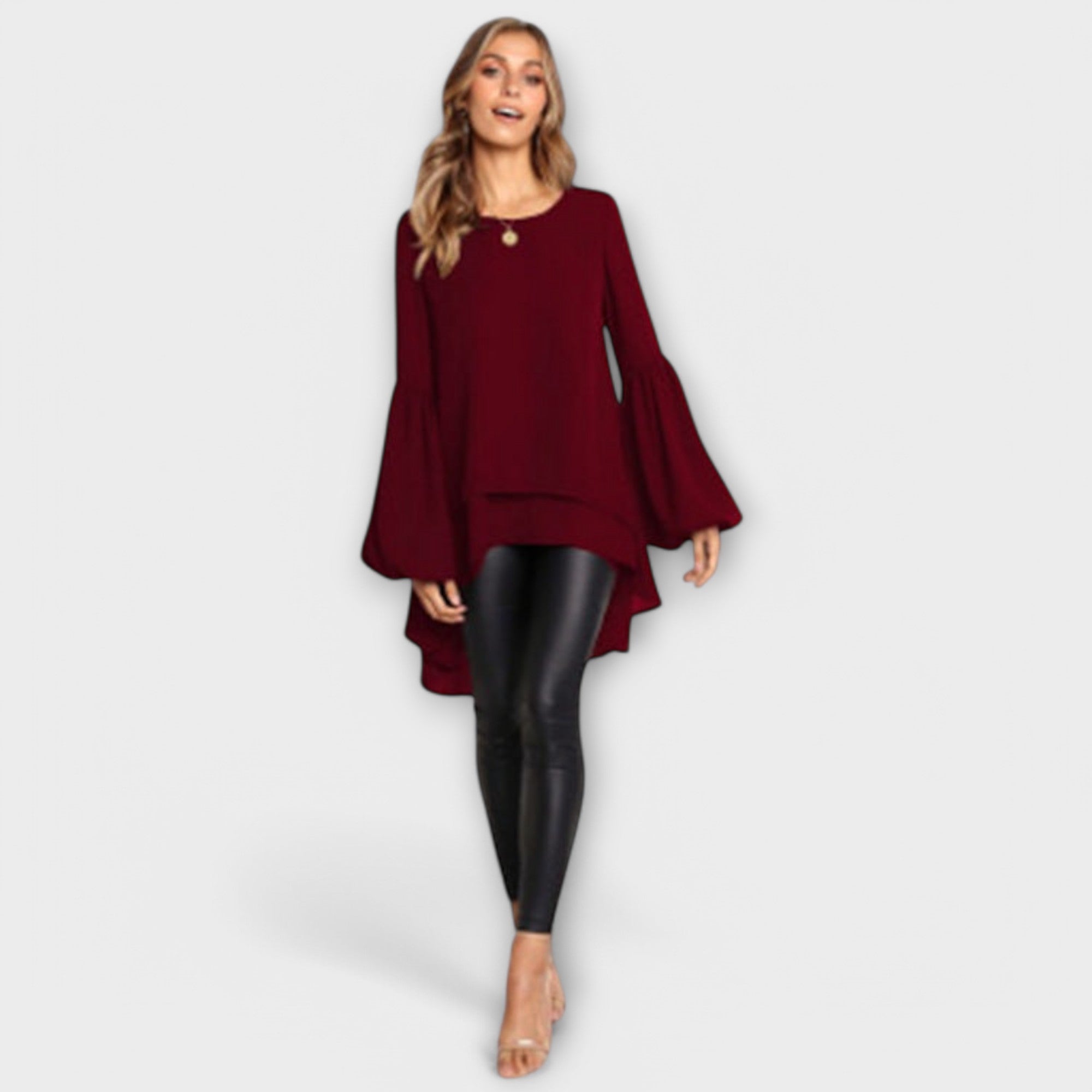 Aria ™ | Dokonalá jarná blúzka s okrúhlym výstrihom