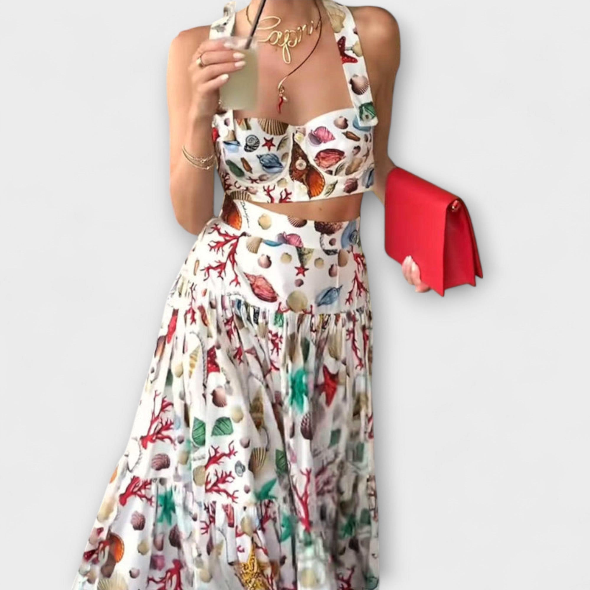 Heather™ | Štýlová dvojdielna súprava s sukňou