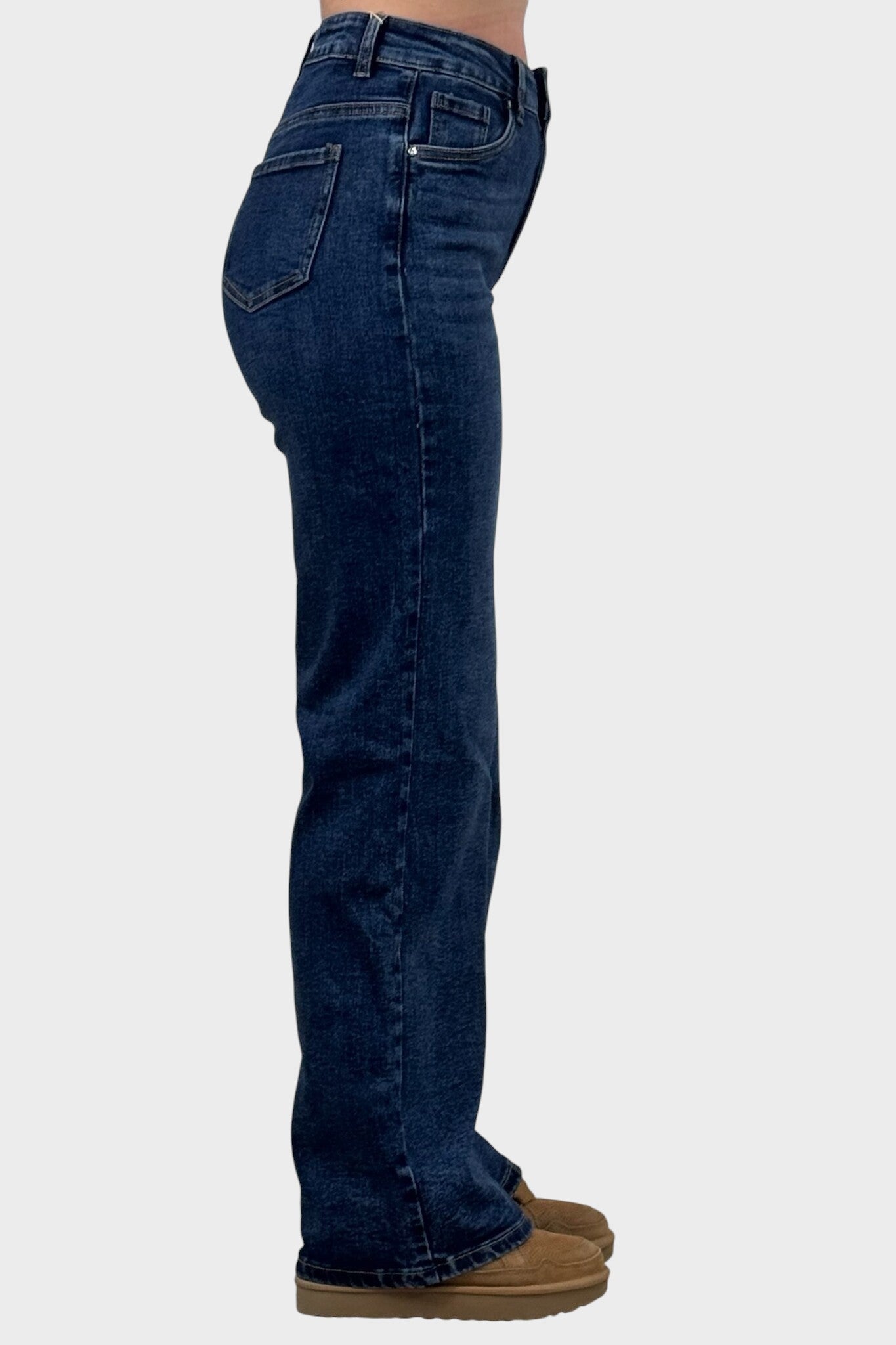 Júlia ™ |Džínsy so širokými nohavicami – Kráľovsky modrá