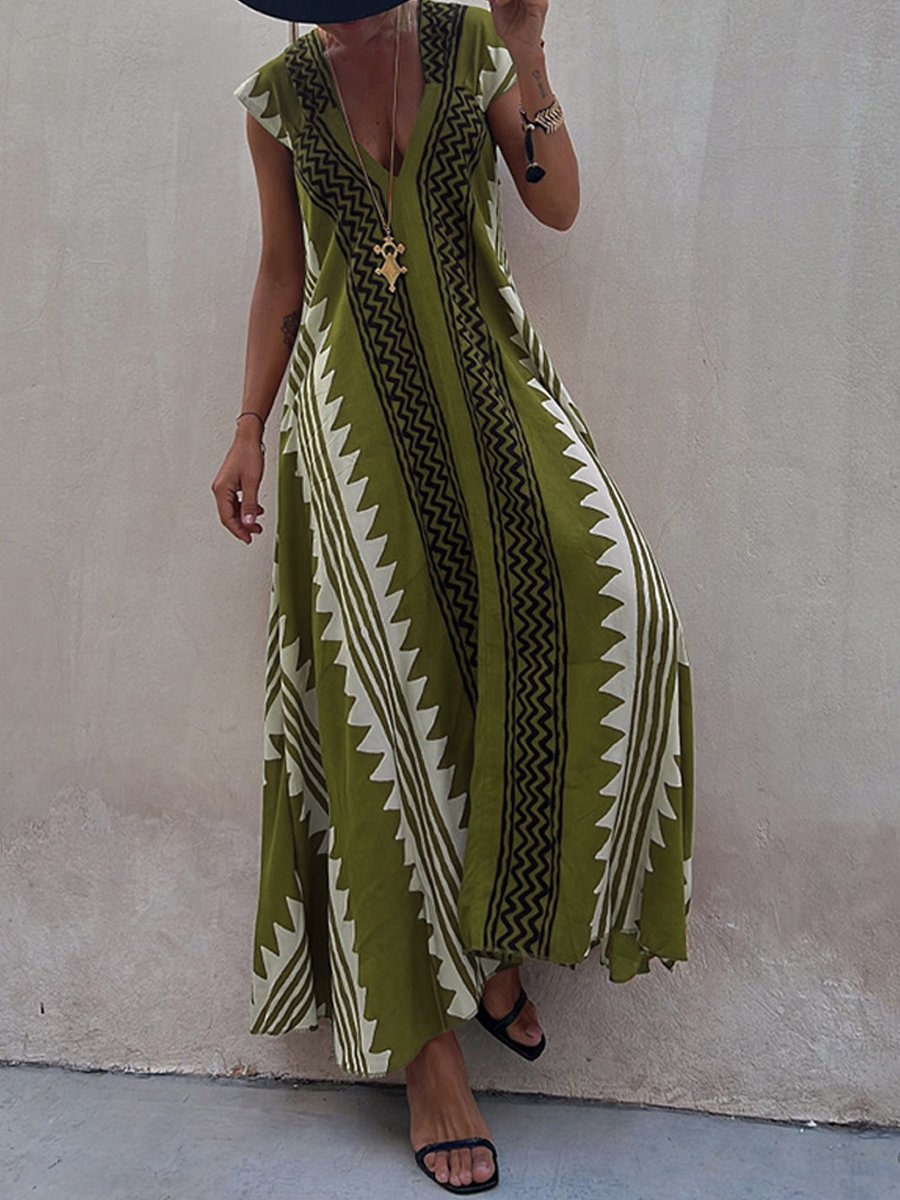 Boho™ | Bezrukávové šaty s výstrihom do V