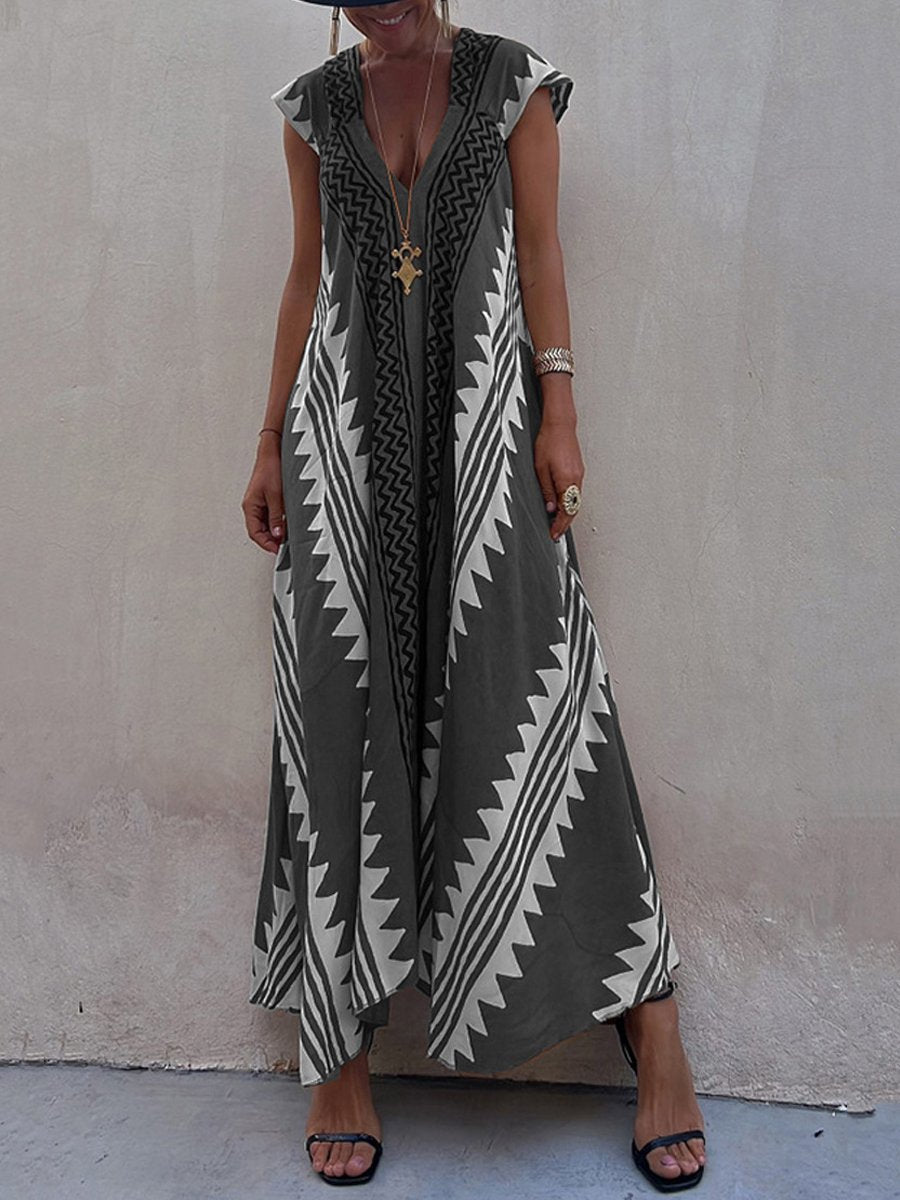 Boho™ | Bezrukávové šaty s výstrihom do V