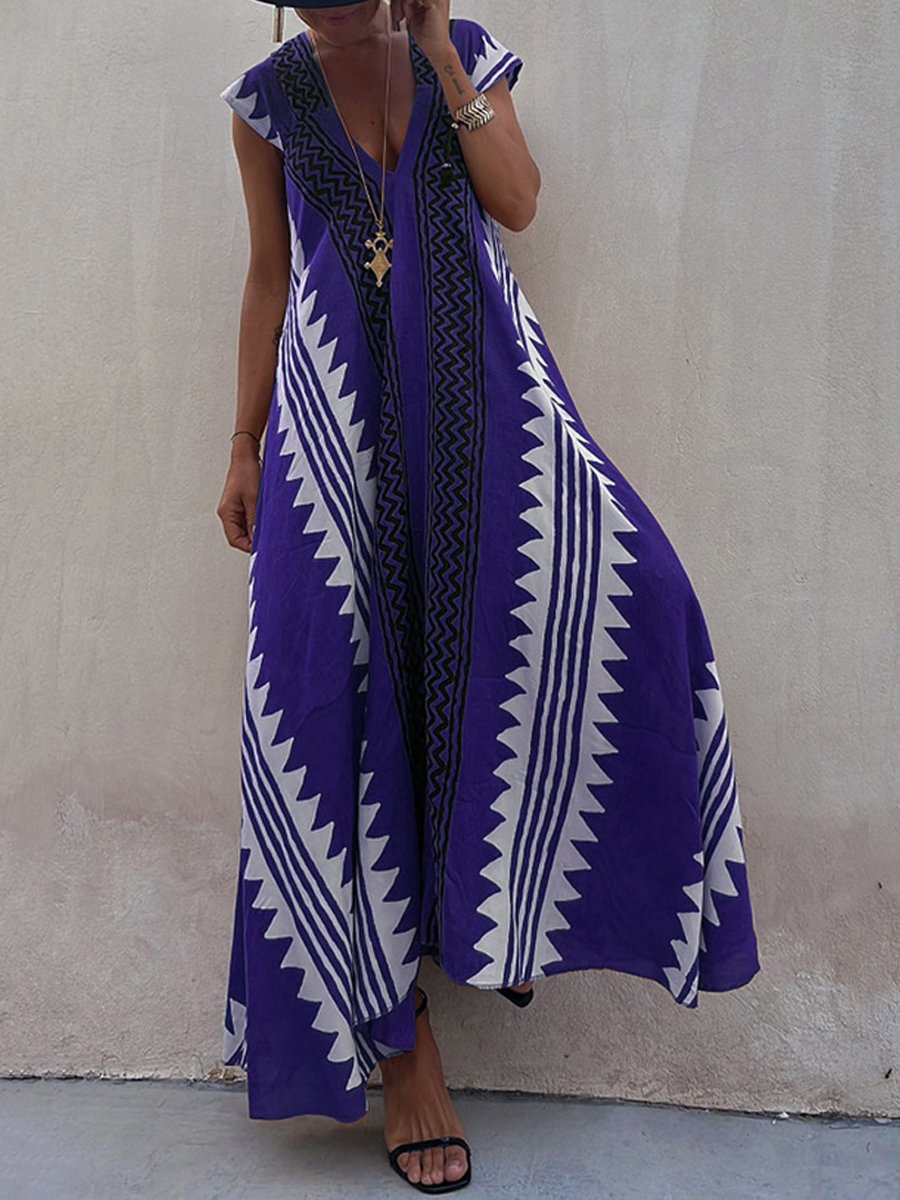 Boho™ | Bezrukávové šaty s výstrihom do V