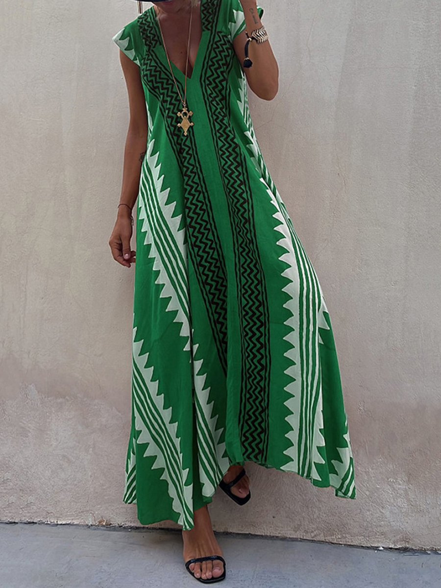 Boho™ | Bezrukávové šaty s výstrihom do V