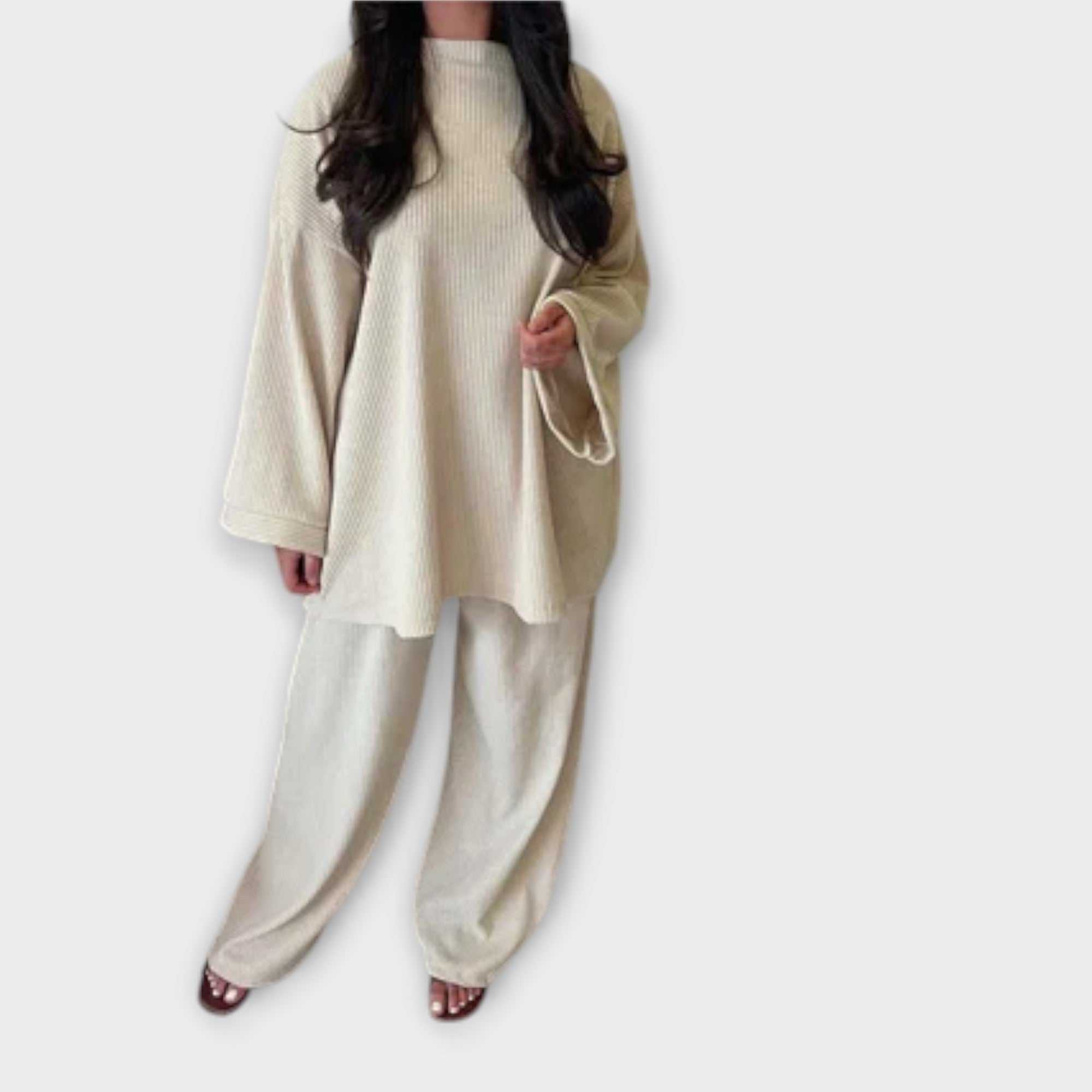 Ingrid ™ |Set v nadmernej veľkosti - Rífsovaný štýl