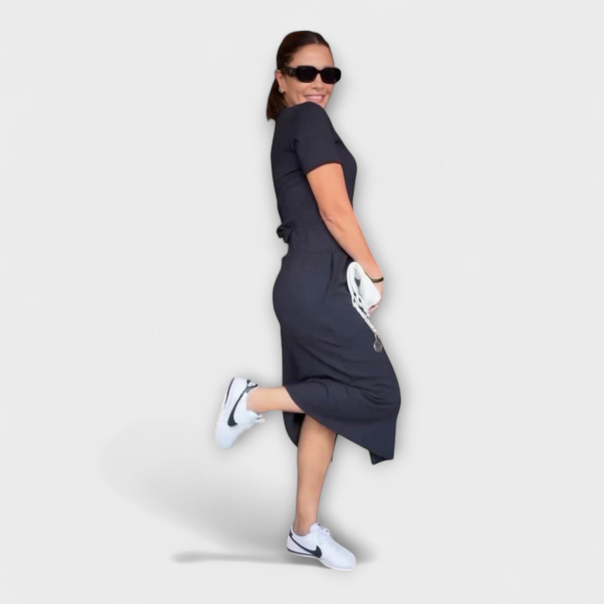 Danielle ™ | Elegantný top s V-výstrihom a sukňou