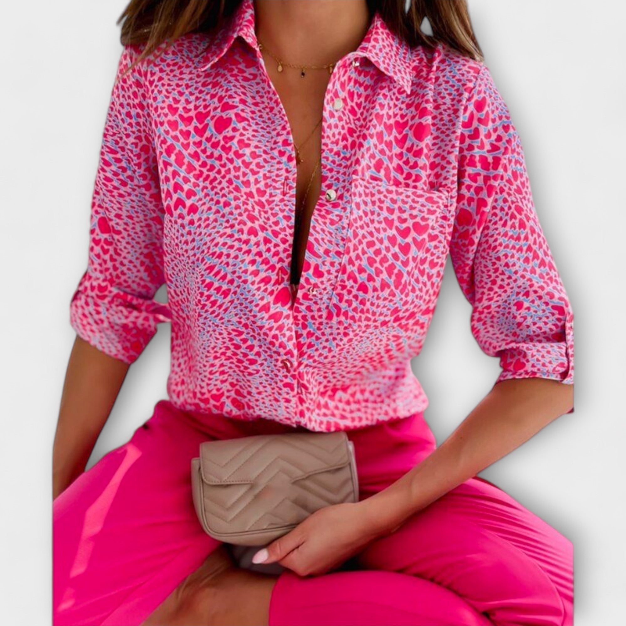 Antónia™ |Blúzka s klasickým golierom