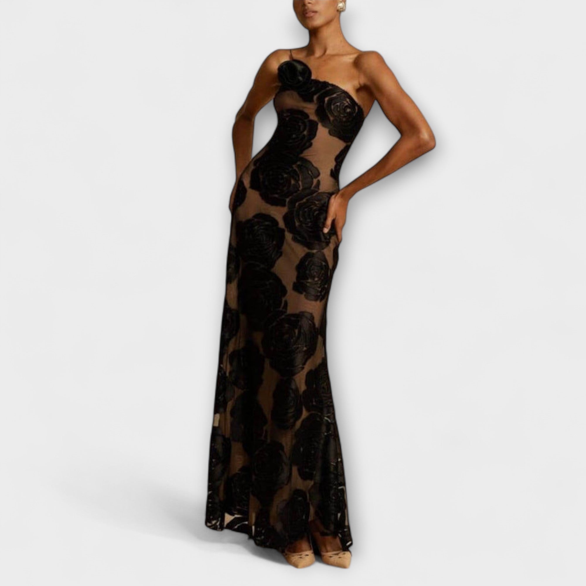 Sara  ™ ｜ Kvetinové Maxikleid