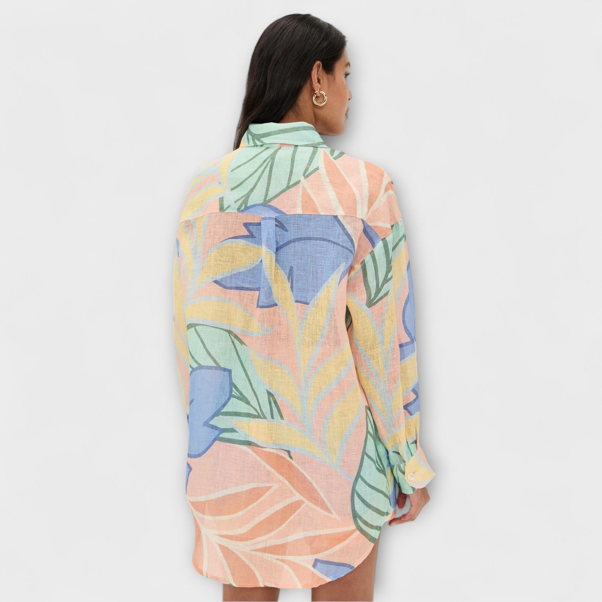 Mary ™ ｜ Tropický listový potlač krátky set od Playa Boyfriend