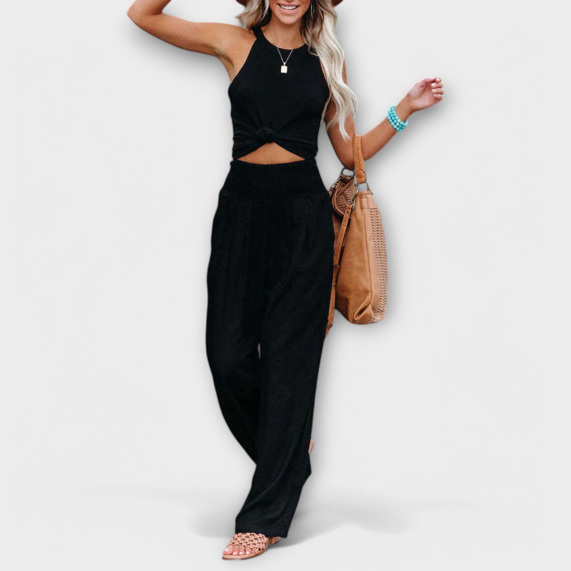 Julie ™ ｜Vzdušné a elegantné nohavice