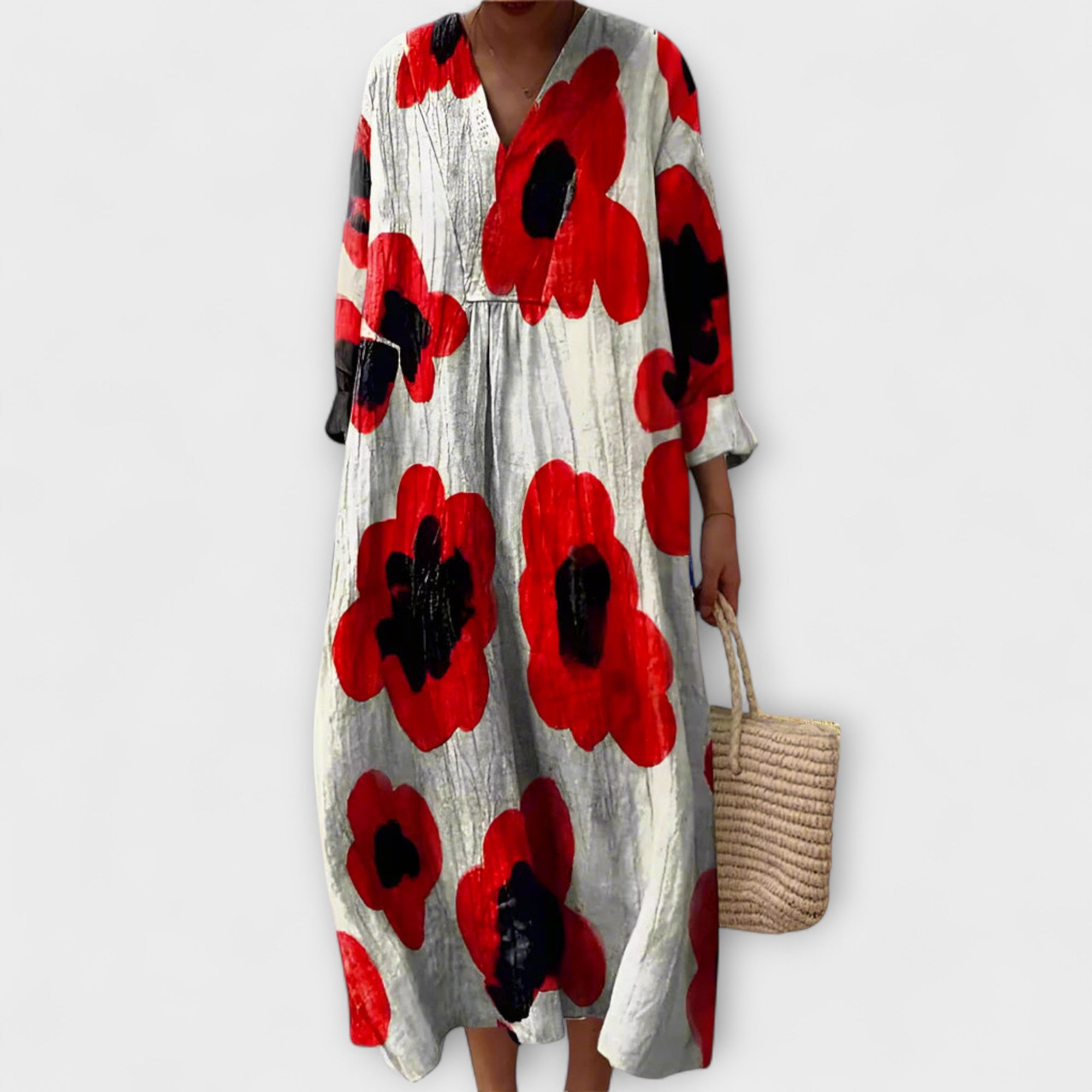 Marla ™ ｜ Elegantné šaty s geometrickým dizajnom