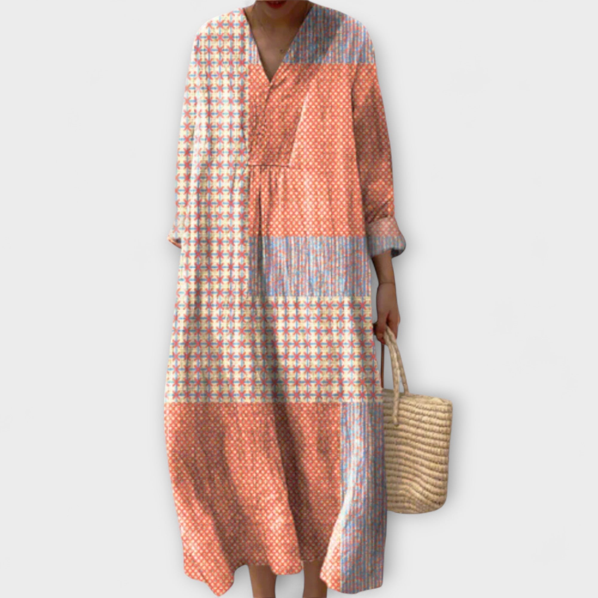 Bethany  ™ ｜Elegantné šaty s geometrickým dizajnom