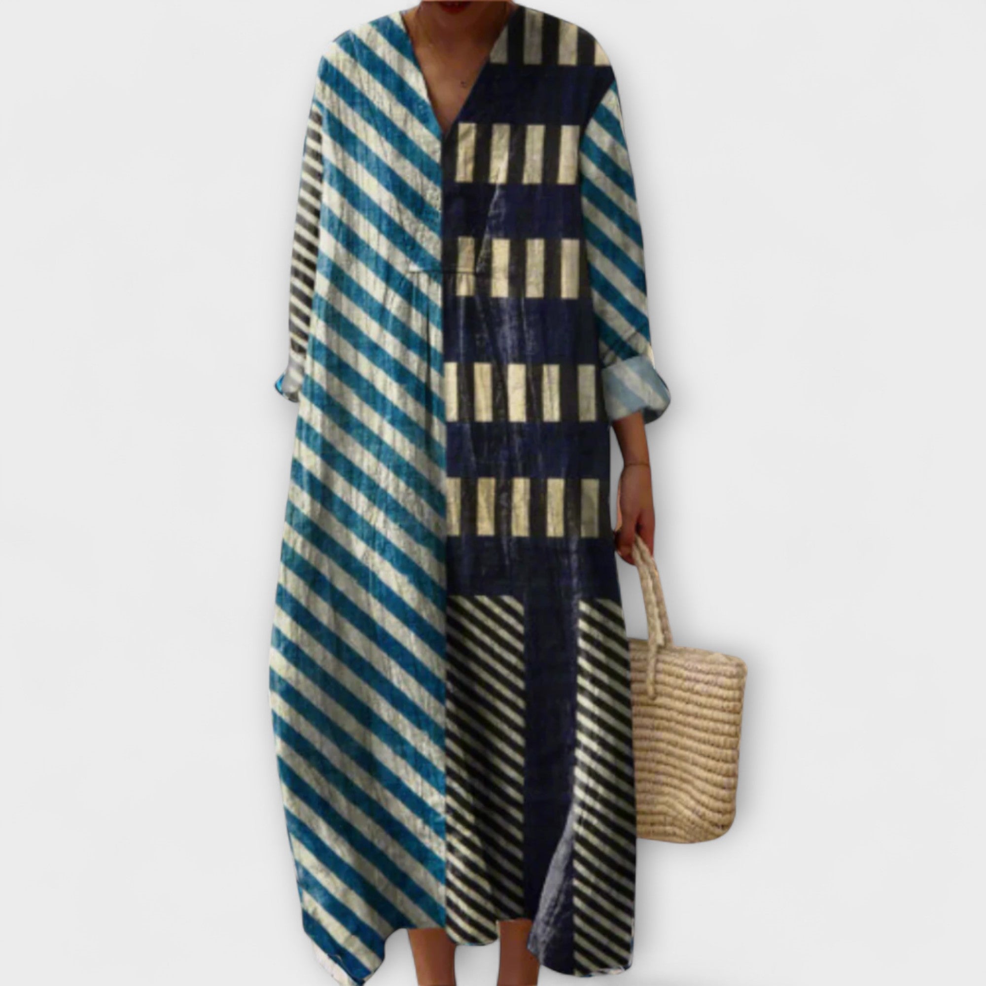 Elissa  ™ ｜ Štýlové geometrické šaty