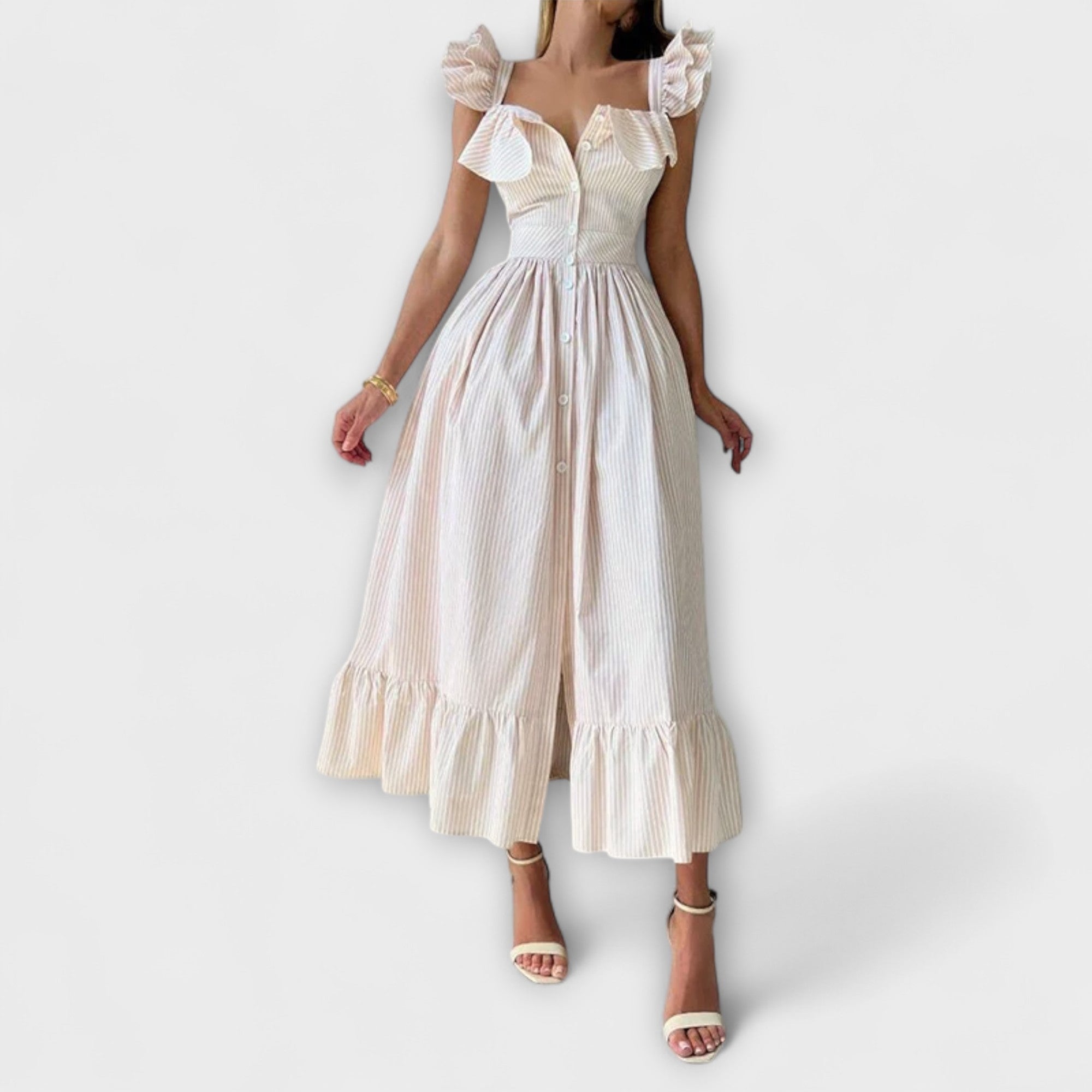 Lia  ™ ｜Rüschenshirt Šaty