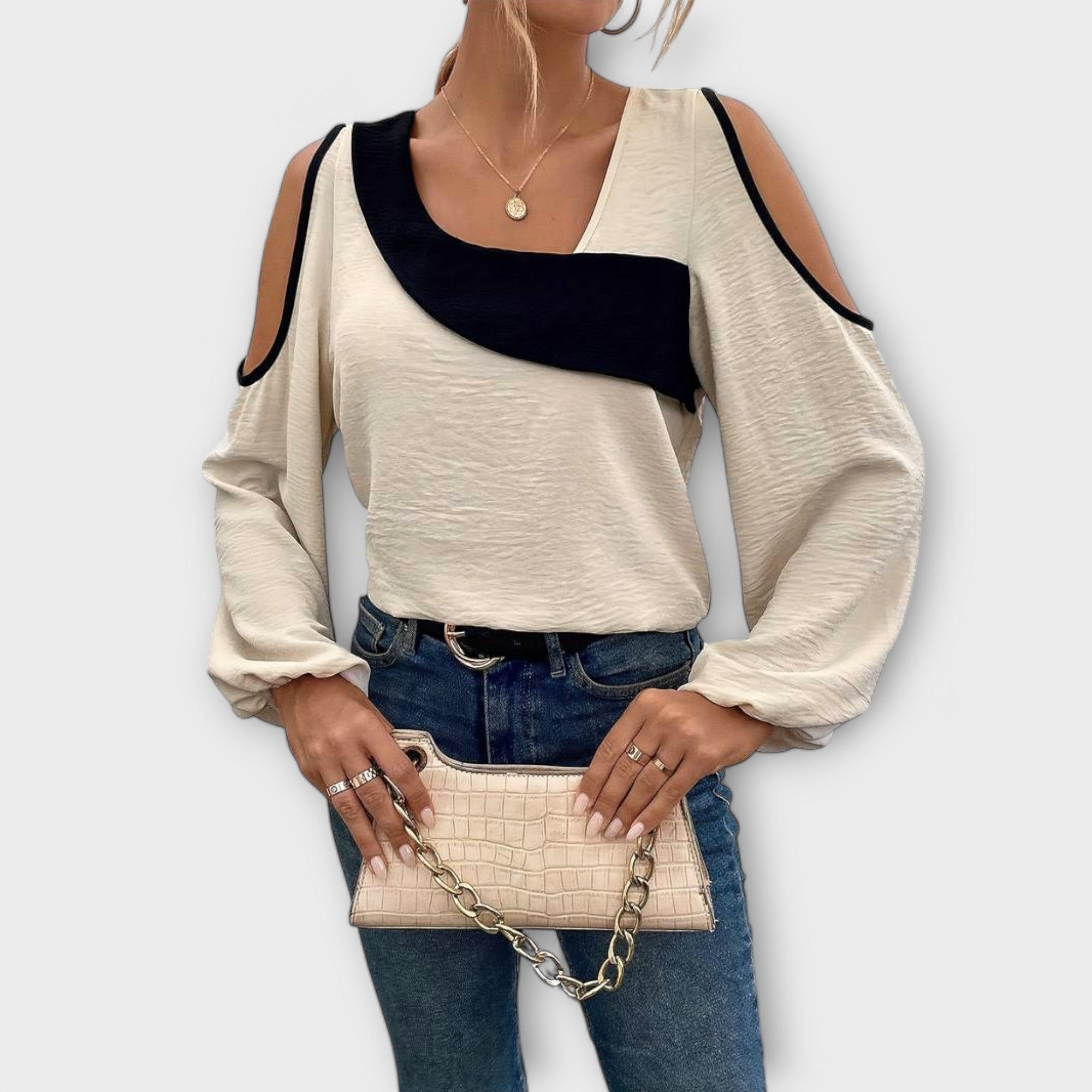 Scarlett ™ ｜Blúzka s štvorcovým výstrihom