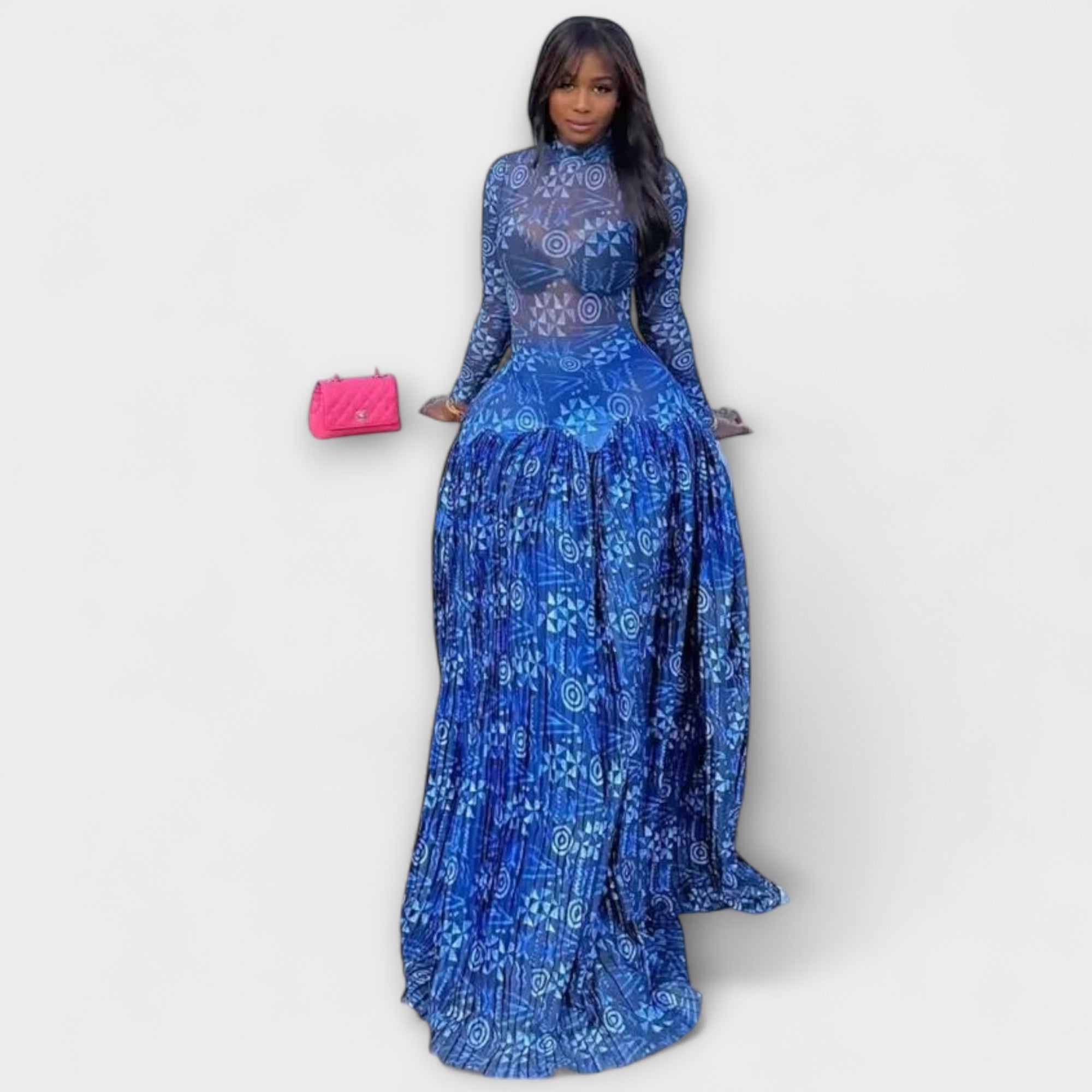 Mia ™ ｜Maxi šaty s dizajnom Lily-Mesh